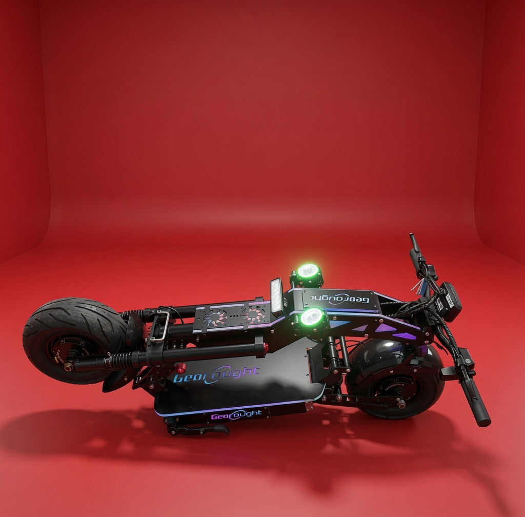 Geofought G14 72V Dual Motor E-Scooter - 100km Range, 13” Road Tires | In Stock USA