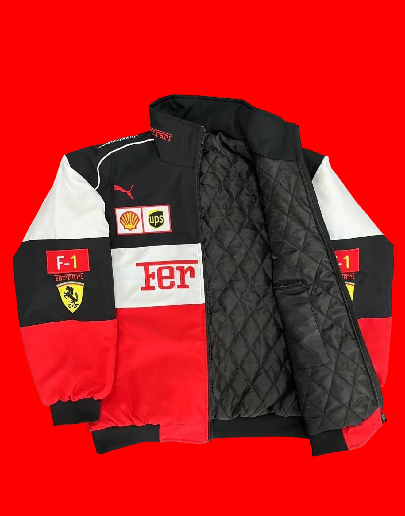 Vintage Puma Scuderia Ferrari F1 Racing Jacket - Shell UPS Bridgestone Patches
- Rare Michael Schumacher Era
Streetwear