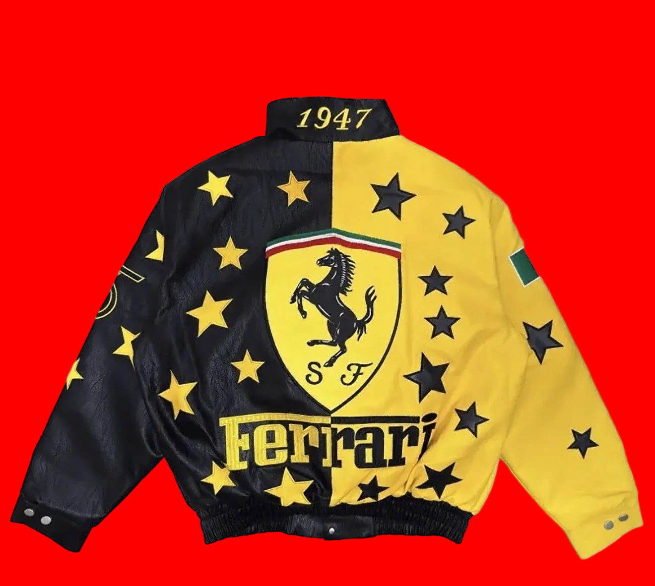 Inspired by Ferrari 1947 Heritage
Bomber Jacket - Black/Yellow Scuderia
SF