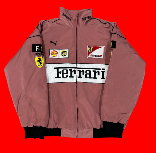 Ferrari F1 Pink Racing Jacket - Rose Scuderia Ferrari Puma Team Bomber Shell
UPS F-1 Edition