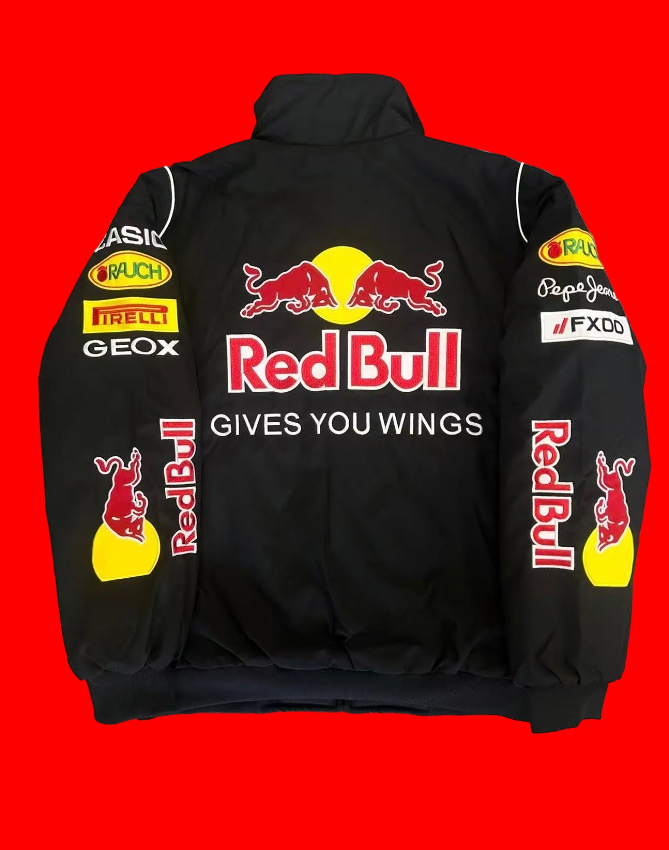 Infiniti Red Bull Racing Team Jackets - Black/Navy Duo with Pepe Jeans
Patches
