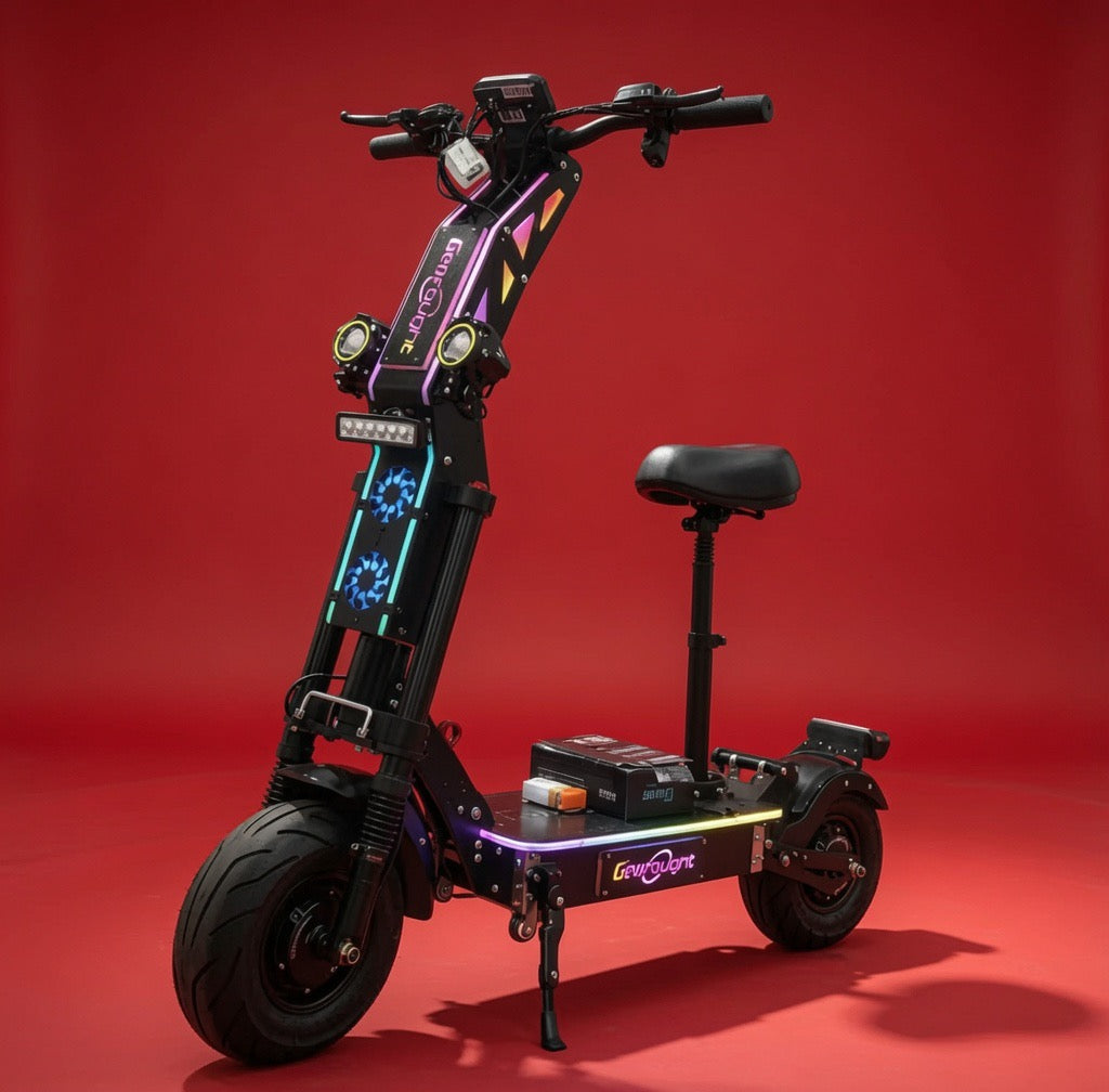 Geofought G14 72V Dual Motor E-Scooter - 100km Range, 13” Road Tires | In Stock USA